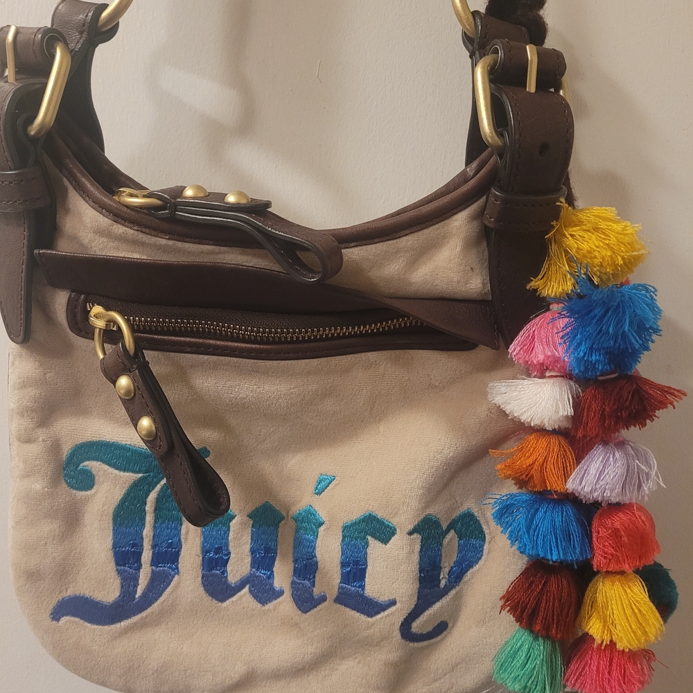 RARE Juicy Couture Beige and Brown Women's Bag